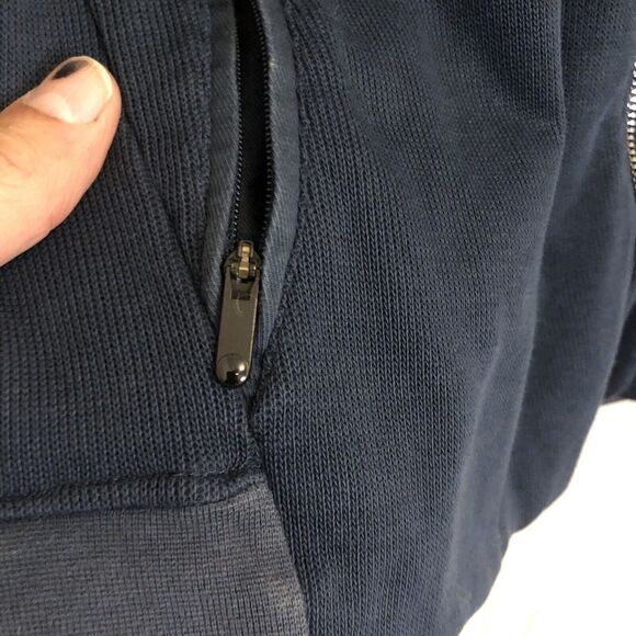 Nike Jacket Men's Medium Roger Federer Tennis Blue Track Performance Full Zipper - Picture 8 of 16